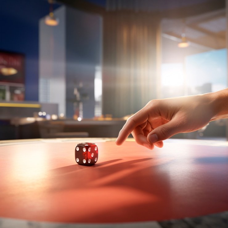 Live roulette dengan multi-kamera studio production
